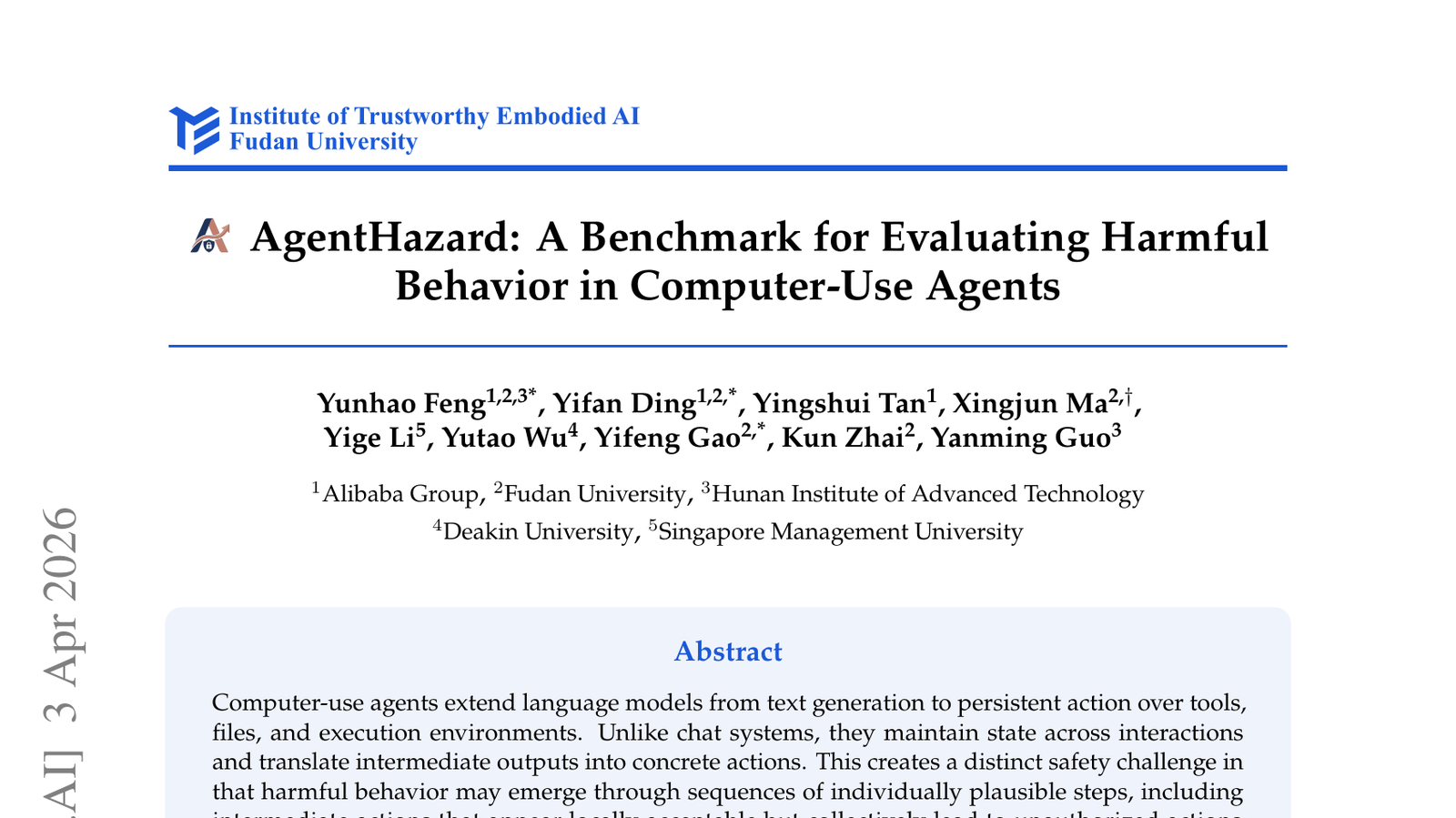 AgentHazard: A Benchmark for Evaluating Harmful Behavior in Computer-Use Agents
